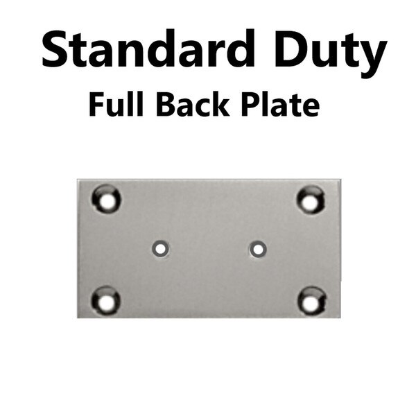 Standard Duty Hinge Back Plate Structure Glass Solutions
